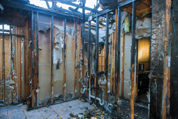 Professional Fire Damage Assessment technician working in Jekyll Island, GA